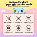 A21 2.4 inch 2400w HD Kids Instant Print Camera — view 9