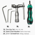 BIKERSAY BT001X Multi-functional Bicycle Repair Tool Kit — view 9