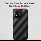 imak Ruiyi Series Red Ring Carbon Fiber Texture Phone Case