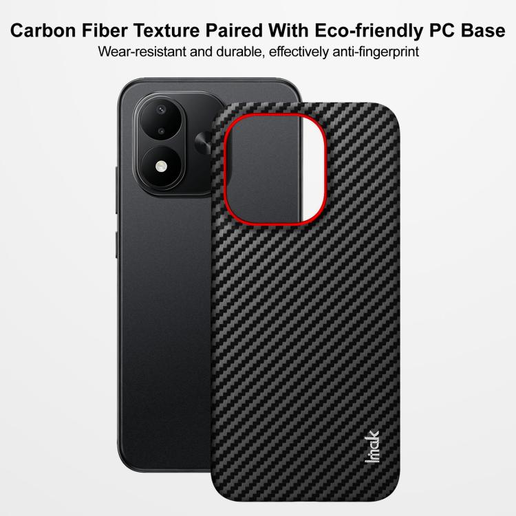imak Ruiyi Series Red Ring Carbon Fiber Texture Phone Case