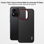 imak Ruiyi Series Red Ring Carbon Fiber Texture Phone Case