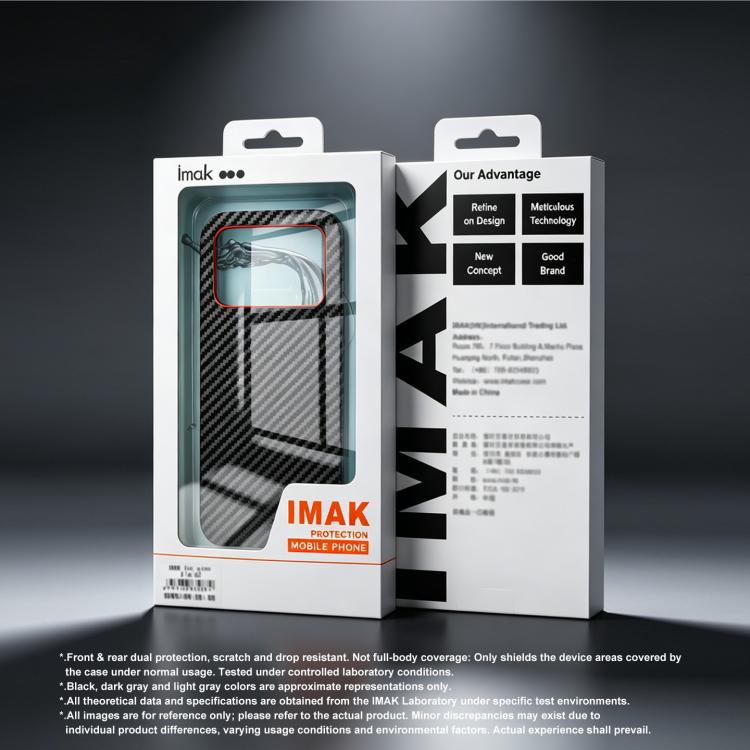 imak Ruiyi Series Red Ring Carbon Fiber Texture Phone Case