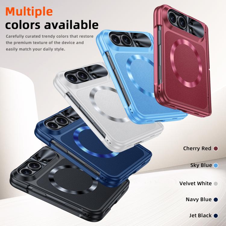 Intergrated Shell And Flim Magnetic Spring Hinge Holder Leather Textured Coated Phone Case