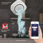 WIFI 75dB Natural Gas and Coal Gas Sensor Detector Alarm
