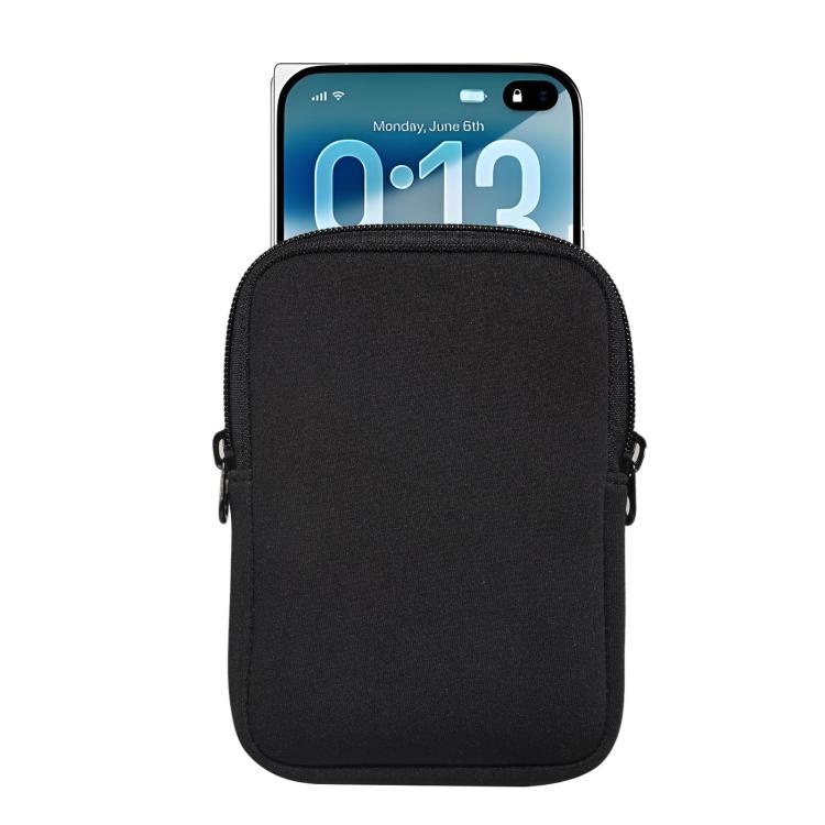 Universal Foldable Phone Waist Bag with Neck Hanging Strap