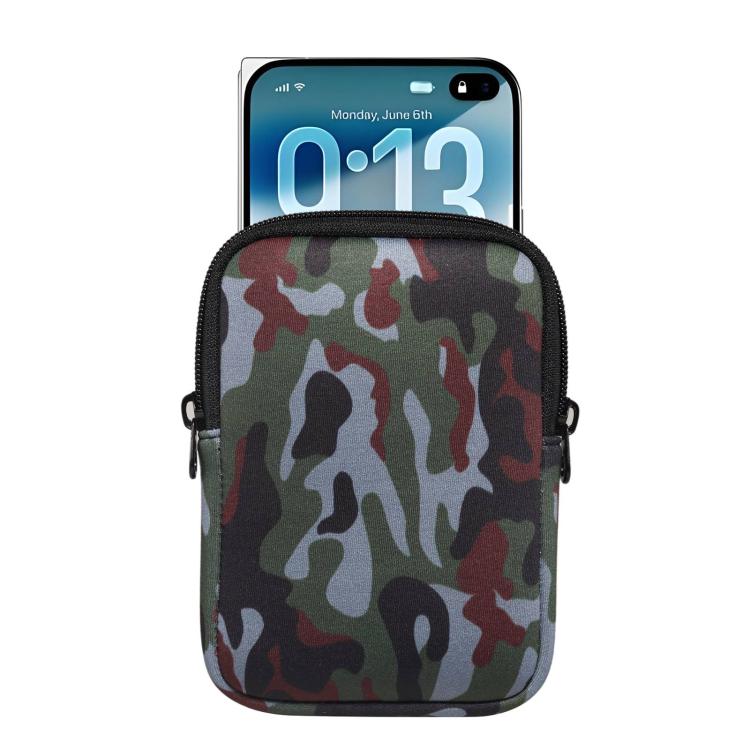 Universal Foldable Phone Waist Bag with Neck Hanging Strap — view 12