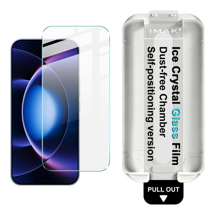 imak Dust-Free Chamber Locator Ice Crystal Glass Film, Support Fingerprint Unlocking