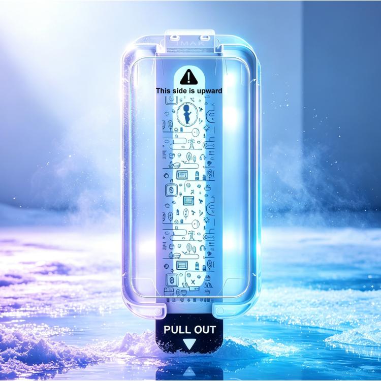 imak Dust-Free Chamber Locator Ice Crystal Glass Film, Support Fingerprint Unlocking