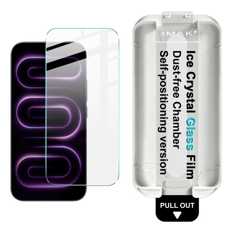 imak Dust-Free Chamber Locator Ice Crystal Glass Film, Support Fingerprint Unlocking