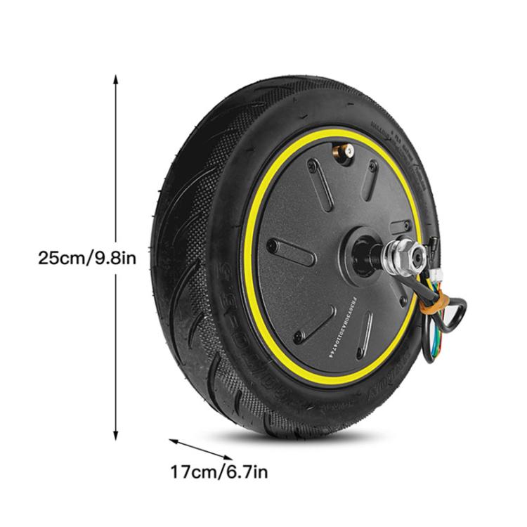 Electric Scooter Fount Hub Motor Assembly with Tire for Ninebot MAX G30 / G30D, Length: 37cm