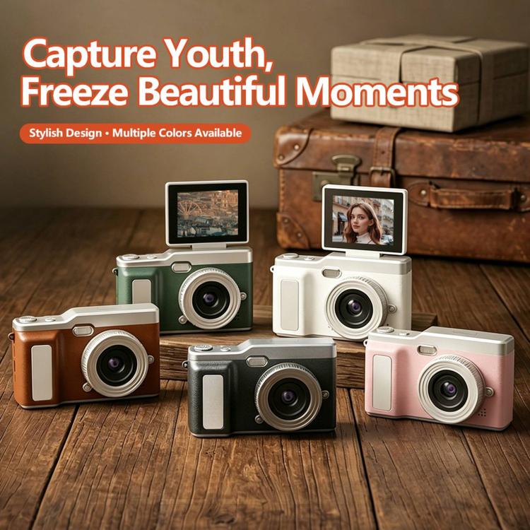 X3 Retro Flip Screen 16X 48MP Ultra HD Digital Camera — view 7