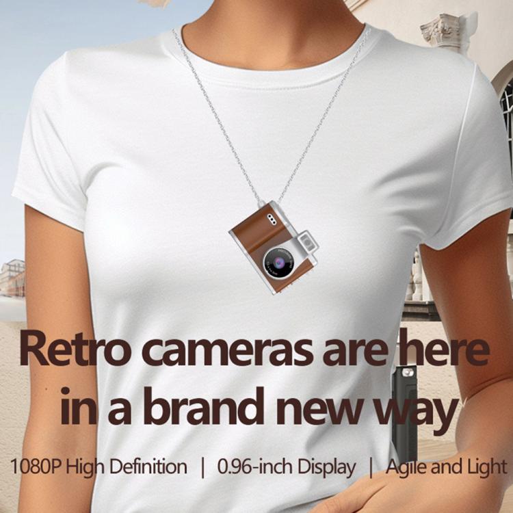 X8 80MP 0.96 inch Mini Thumb Digital Camera — White
