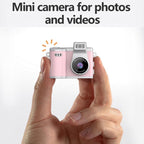 X8 80MP 0.96 inch Mini Thumb Digital Camera — Brown