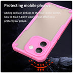 Armor Glaze PC Hybrid TPU Phone Case — Black