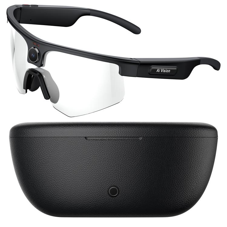 Q02 Ultra Cycling AI Smart Glasses with 8MP Camera, AI Translation, Video Recording, Voice Assistant, Ice Green Lens, Ice Purple Lens, Orange Lens, Gold Yellow Lens, Sunglasses Lens, Transparent Lens — view 11