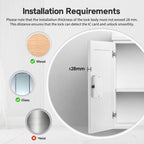 BDL-L1 Graffiti APP Bluetooth Smart Cabinet Door Lock, Supports Remote Control Unlocking — view 6