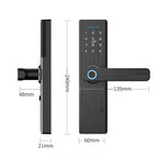 WDL-X1 Graffiti Smart Home Anti-theft Fingerprint Door Lock