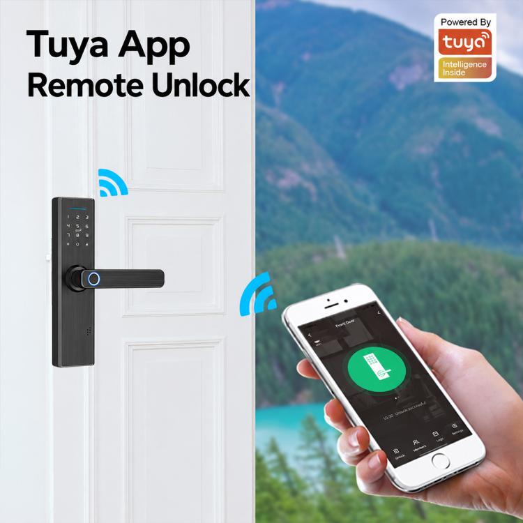 WDL-X1 Graffiti Smart Home Anti-theft Fingerprint Door Lock