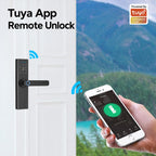 WDL-X1 Graffiti Smart Home Anti-theft Fingerprint Door Lock