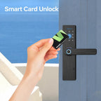 WDL-X1 Graffiti Smart Home Anti-theft Fingerprint Door Lock
