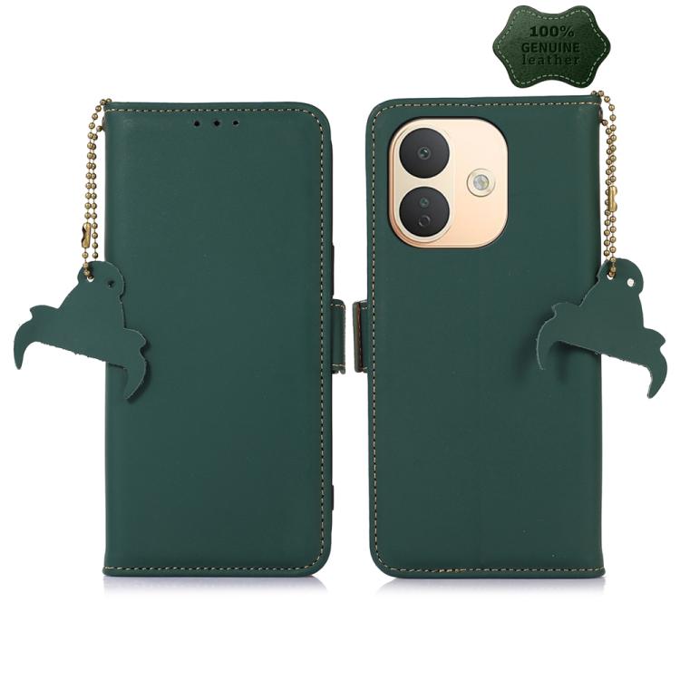 Genuine Leather Magnetic RFID Leather Phone Case — view 11
