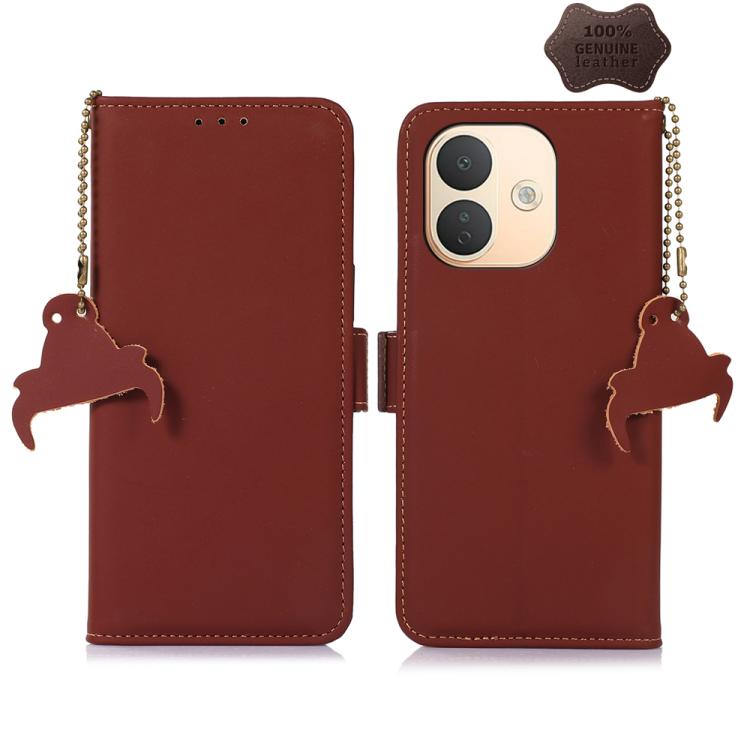 Genuine Leather Magnetic RFID Leather Phone Case — view 12