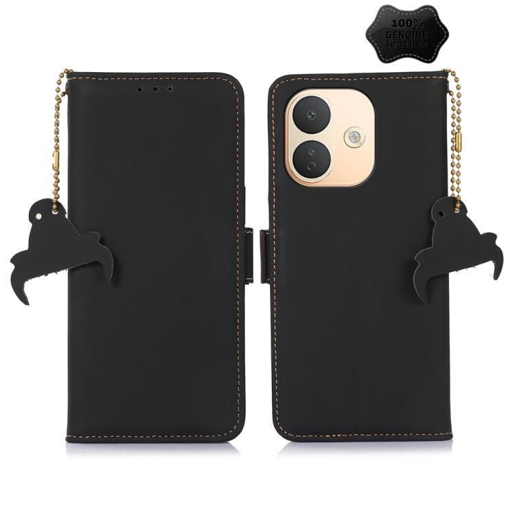 Genuine Leather Magnetic RFID Leather Phone Case — view 14