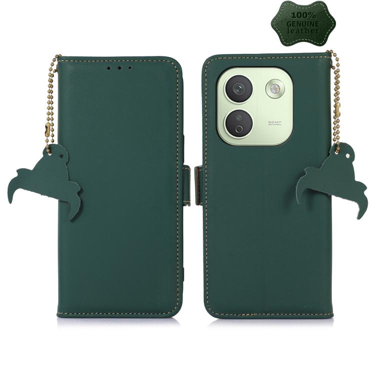 Genuine Leather Magnetic RFID Leather Phone Case