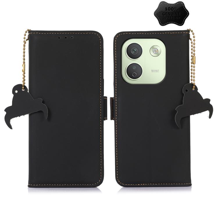 Genuine Leather Magnetic RFID Leather Phone Case — view 10