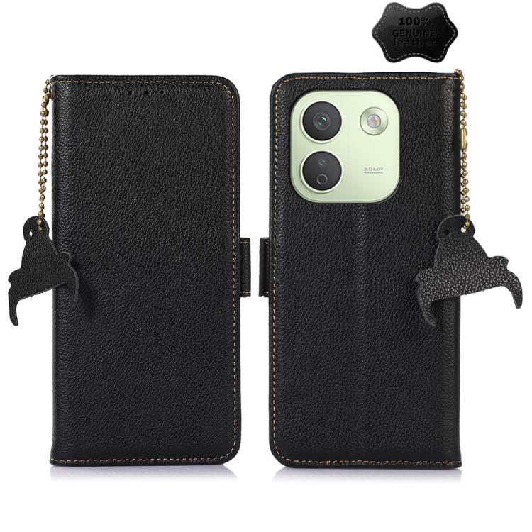 Genuine Leather Mino Magnetic RFID Leather Phone Case