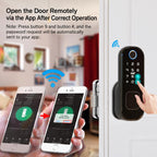 WDL-R5 WiFi Graffiti Smart Anti-theft Fingerprint Door Lock — view 6