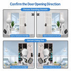 WDL-R5 WiFi Graffiti Smart Anti-theft Fingerprint Door Lock — view 8