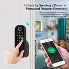 WDL-R5 WiFi Graffiti Smart Anti-theft Fingerprint Door Lock — view 9