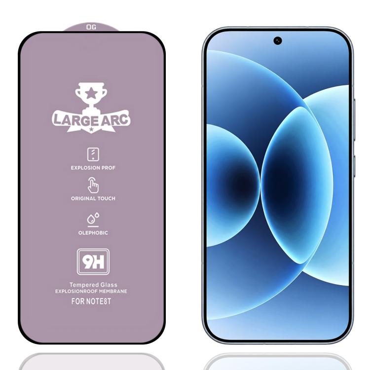 9H 0.18mm High Aluminum Large Arc Tempered Glass Film, Support Fingerprint Unlocking — view 11