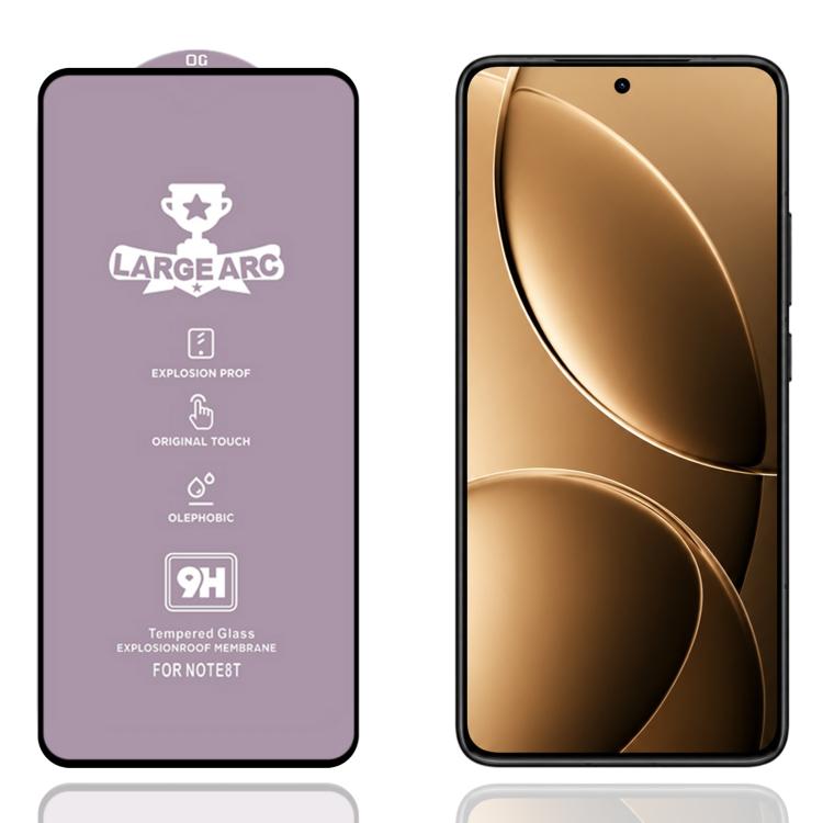 9H 0.18mm High Aluminum Large Arc Tempered Glass Film, Support Fingerprint Unlocking — view 14