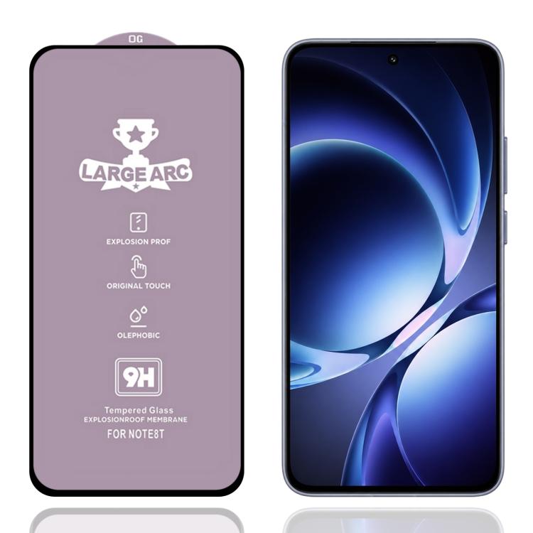9H 0.18mm High Aluminum Large Arc Tempered Glass Film, Support Fingerprint Unlocking — view 12