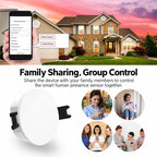 Smart Home PIR Human Motion Sensor with App Timer Remote Control Presence Detector