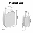 Compatible With ZigBee Smart Home Door Sensor with App Timer Smart Security Door Window Alarm