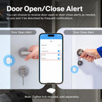 Compatible With ZigBee Smart Home Door Sensor with App Timer Smart Security Door Window Alarm
