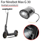 Electric Scooter Headlight Assembly Front Light for Ninebot Max G30 / G30D