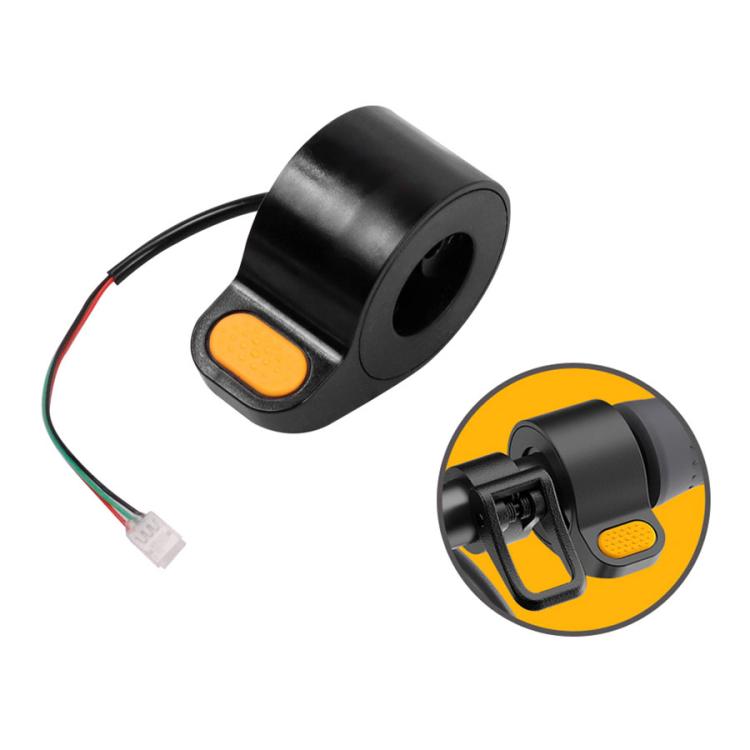 Thumb Throttle Speed Controller Replacement with Red Silicone Cover Plug for Ninebot Max G30 / G30D