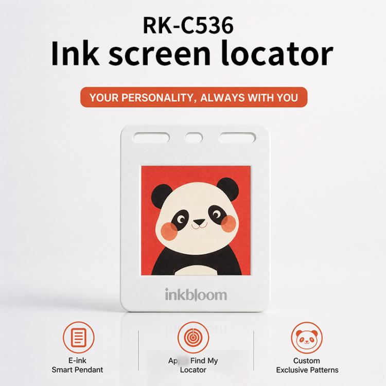 RK-C536 E-ink Screen Locator Tag Compatible with Find My APP