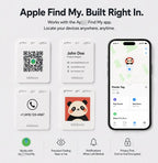 RK-C536 E-ink Screen Locator Tag Compatible with Find My APP