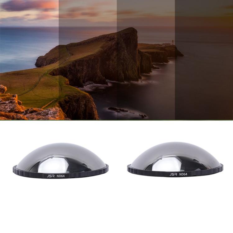 2 PCS/Pack For Insta360 X6 JSR Clip-on ND Lens Filter