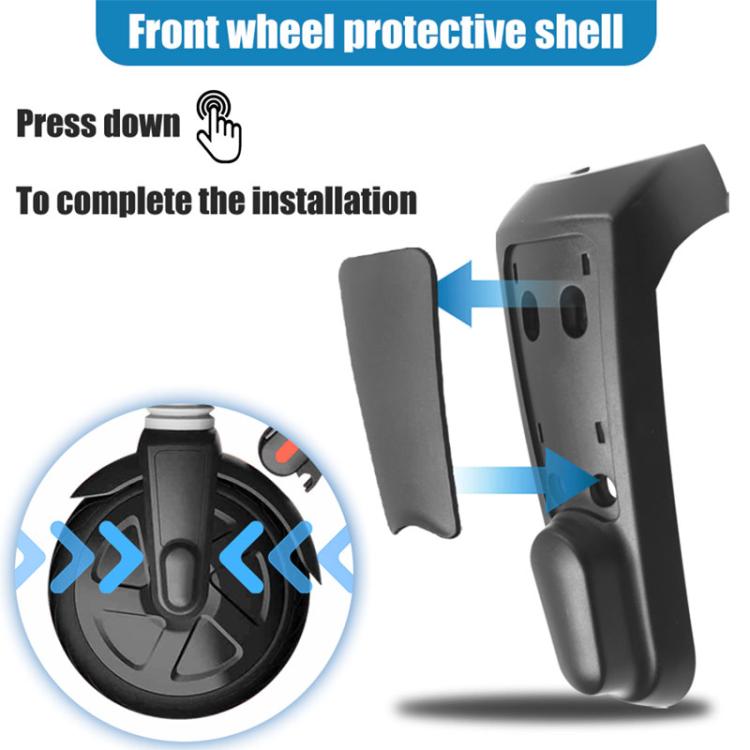 Electric Scooter Front Fork Side Plastic Protective Cover for Ninebox ES1 / ES2 / ES3 / ES4