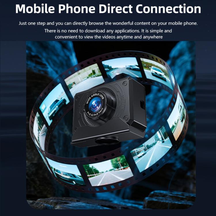 L3 2K Waterproof Motorcycle Dash Cam with Mount