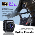 L5 2K Waterproof Motorcycle Dash Cam Cycling Recorder