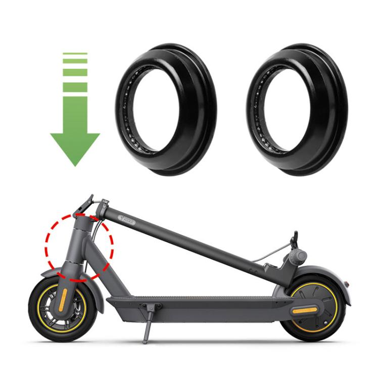 2 PCS / Set Electric Scooter Front Cups with Steering Bearing Assembly for Ninebot Max G30 / G30D