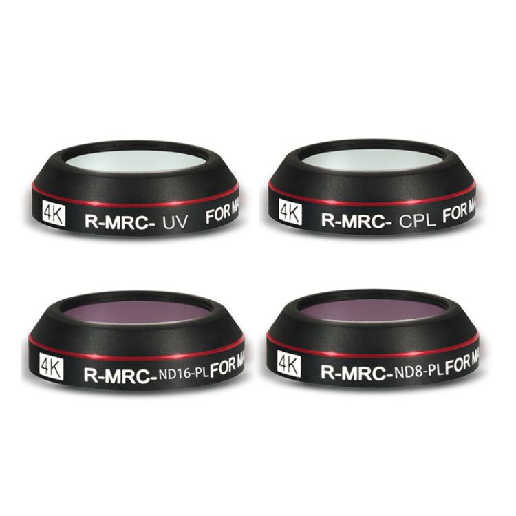 JSR RD Series Lens Filter Set For SJCAM SJC300 / 400 / 400 Pro — 3 in 1 CPL ND16PL NIGHT