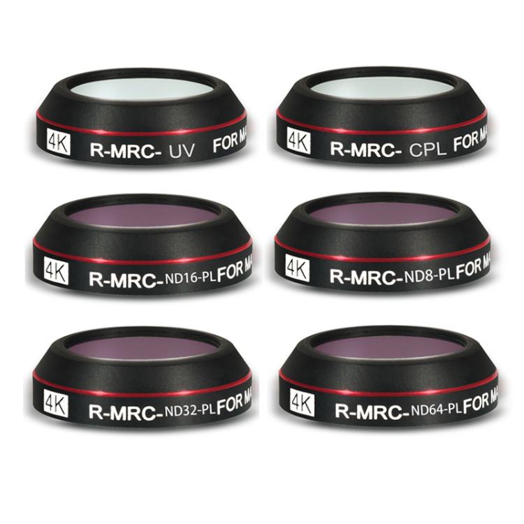 JSR RD Series Lens Filter Set For SJCAM SJC300 / 400 / 400 Pro — 5 in 1 Mixed Filter